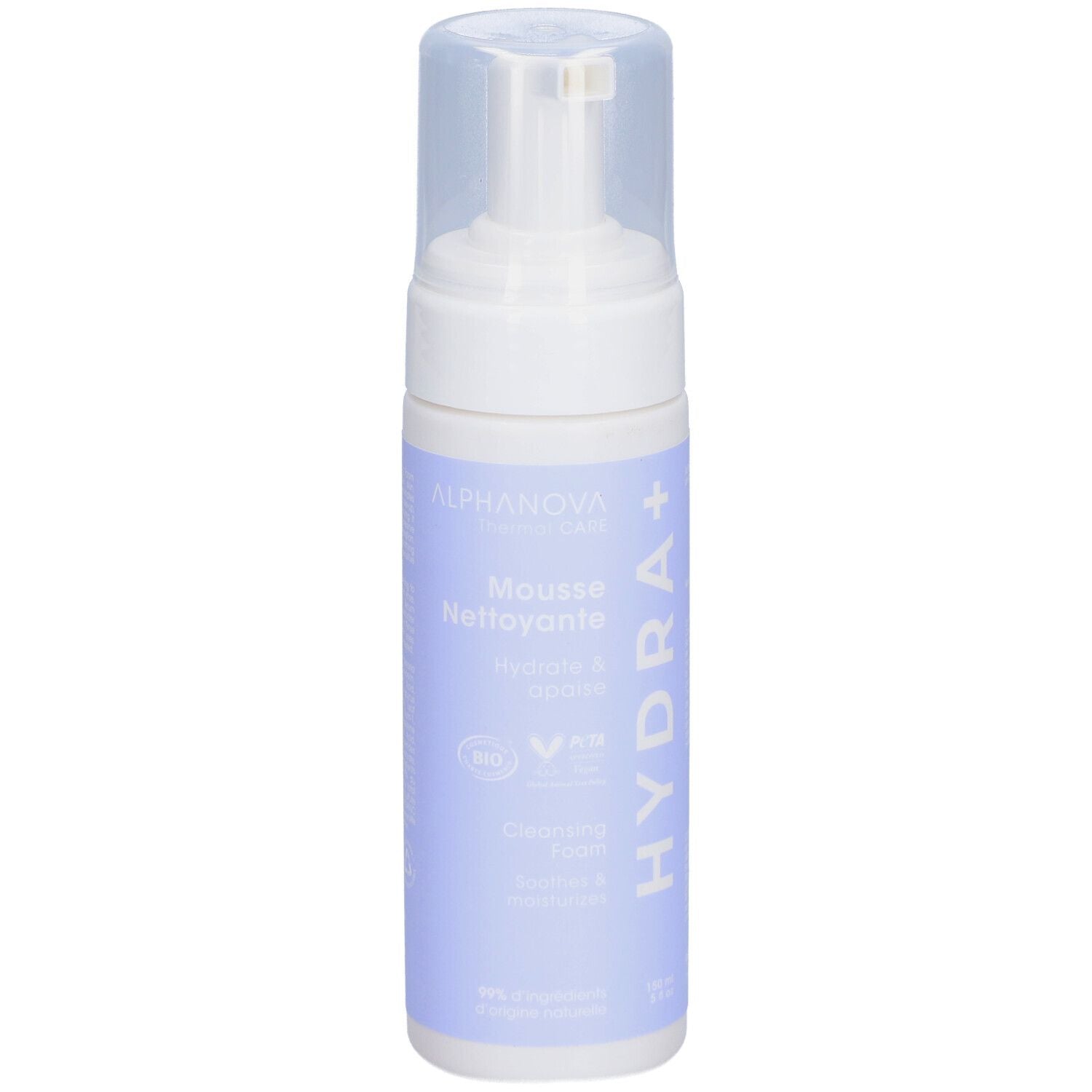 Alphanova Hydra+ Mousse Nettoyante Apaisante 150ml
