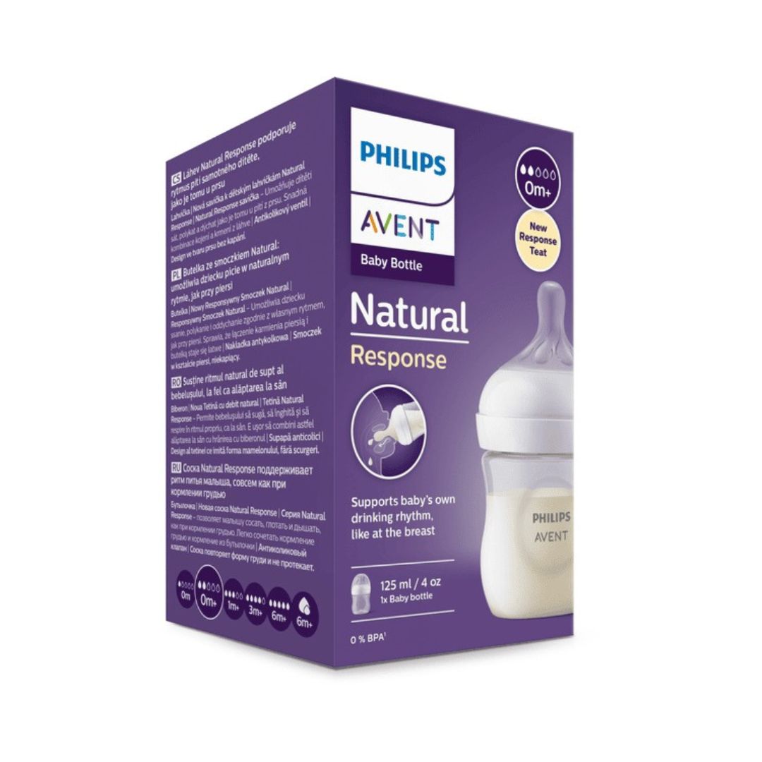 Avent Biberon Natural avec Valve AirFree 125ml