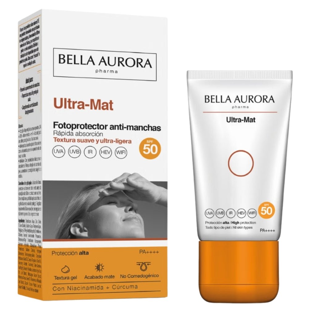 Bella Aurora Ultra Mat Gel Solaire Anti-Taches SPF 50+ 50ml