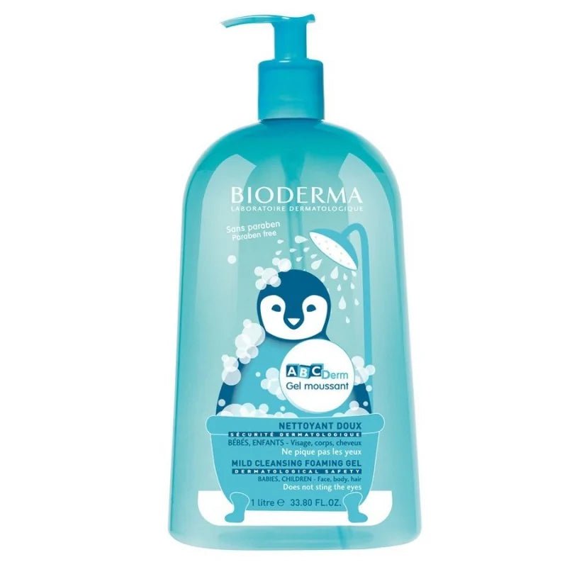 Bioderma ABCDerm Gel Nettoyant Moussant Doux 1L