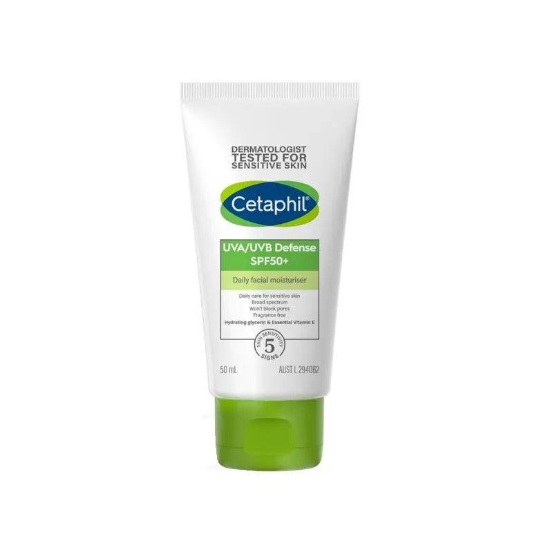 Cetaphil Écran Solaire UVA/UVB Défense SPF 50+ 50ml