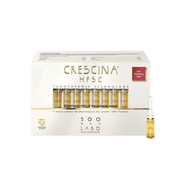 Crescina HFSC Transdermic 500 Hommes 20 Ampoules