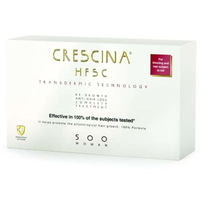 Crescina HFSC Transdermic 500 Femmes 20 Ampoules