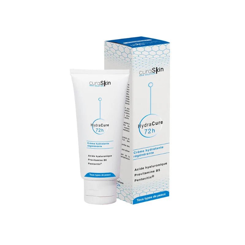 Curaskin HydraCure Crème Hydratante Régénérante 72H 50 ml