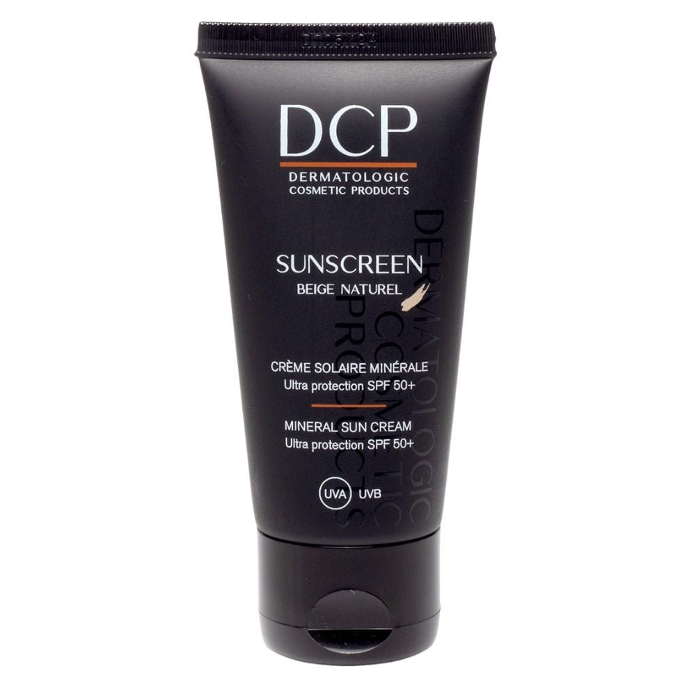 DCP Sunscreen Crème Solaire Minérale Beige Naturel SPF50+ 50ml