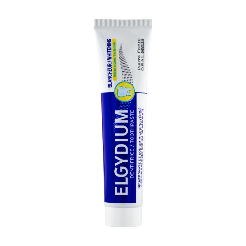 ELGYDIUM Dentifrice Blancheur Fraîcheur Citron 75 ml