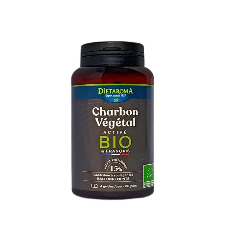 Dietaroma Charbon Végétal Activé BIO - 120 Gélules