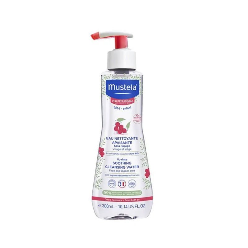 Mustela Eau Nettoyante Apaisante pour Bébé – 300ml