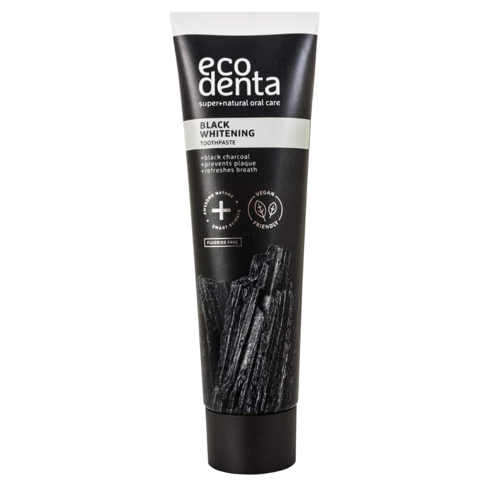 EcoDenta Dentifrice Blanchissant au Charbon Actif – 100ml