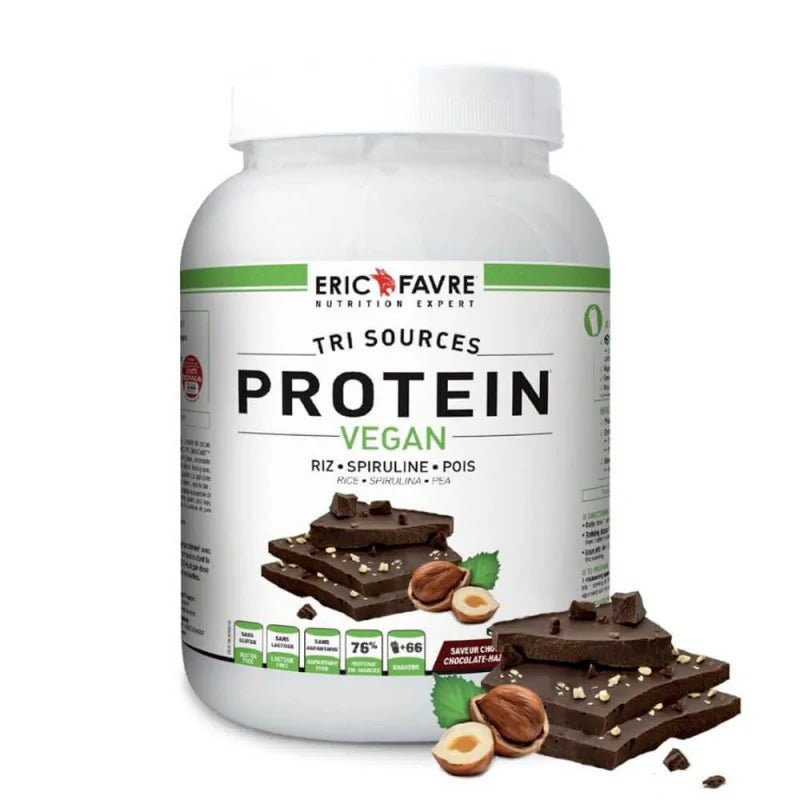 Eric Favre Protéines Vegan Chocolat Noisette – 500g