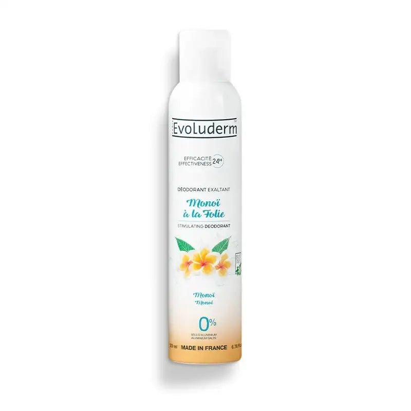 Evoluderm Déodorant Monoï à la Folie 24H 200ml