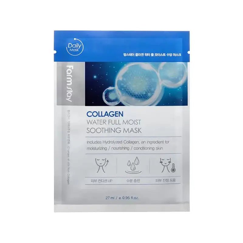 Farmstay Collagen Water Full Moist Soothing Mask 27ml x 10