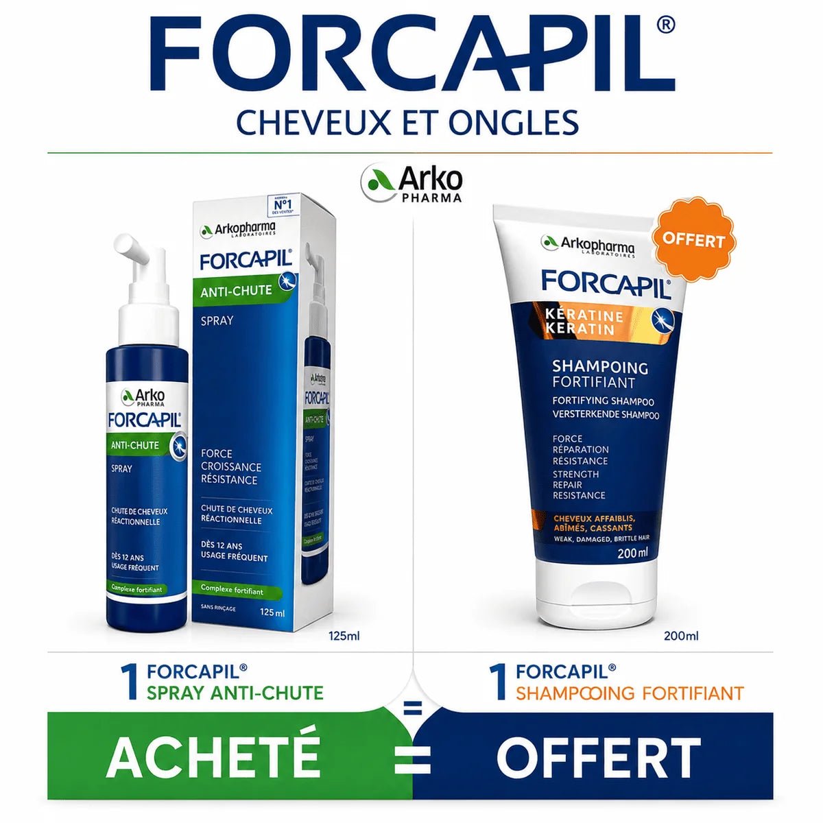 Forcapil Spray Anti-Chute 125ml