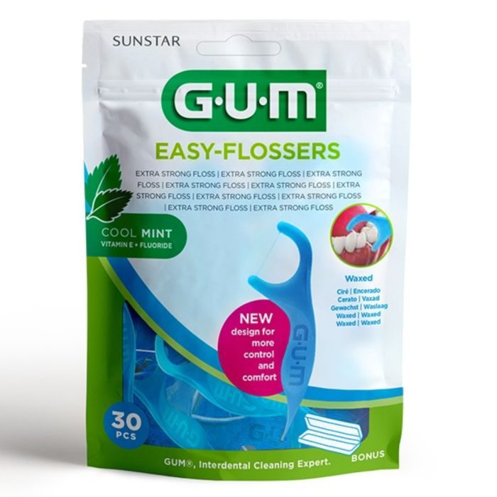 GUM Easy Flossers Cire Mentholée REF 890
