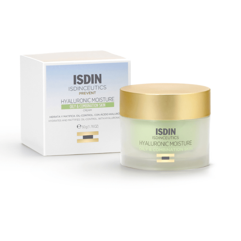 ISDIN Isdinceutics Hyaluronic Moisture Crème Hydratante Peaux Grasses et Mixtes - 50g