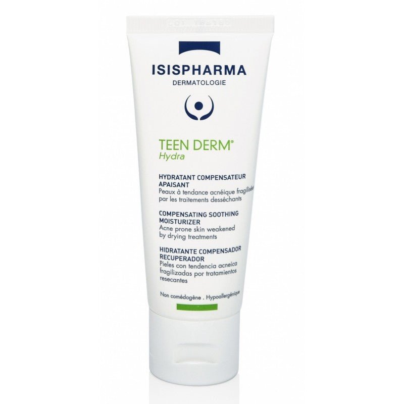 Isispharma Teen Derm Hydra 40ml - Soin Hydratant Compensateur Apaisant