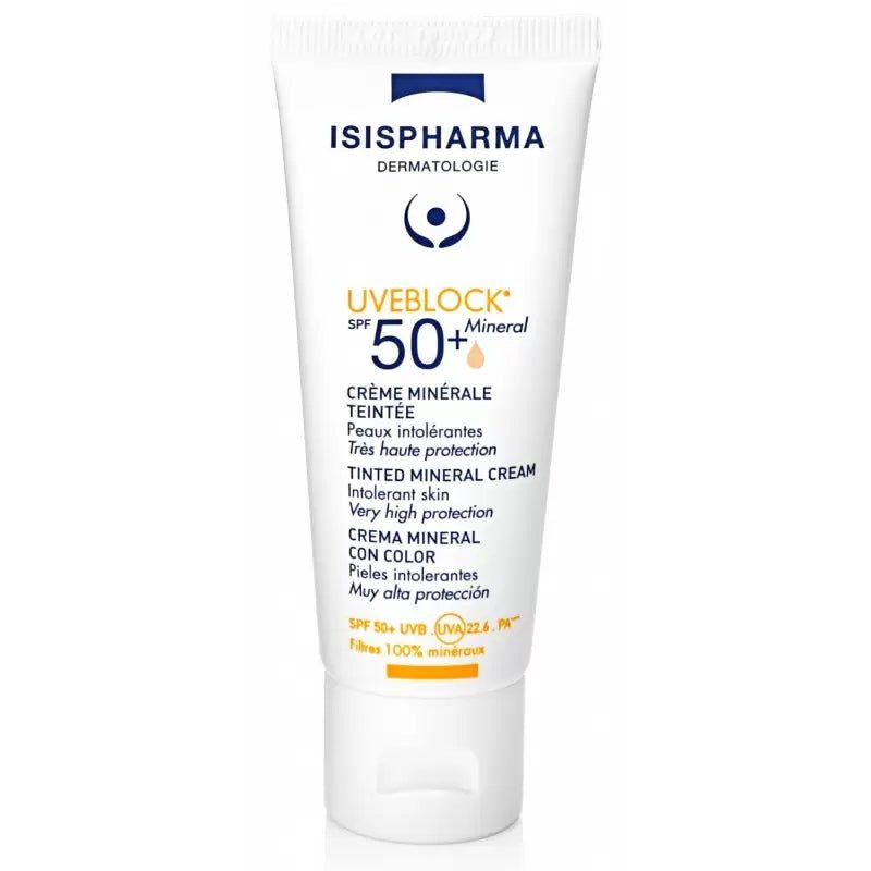 Isispharma Uveblock Crème Minérale Teintée Spf50+ 40ml