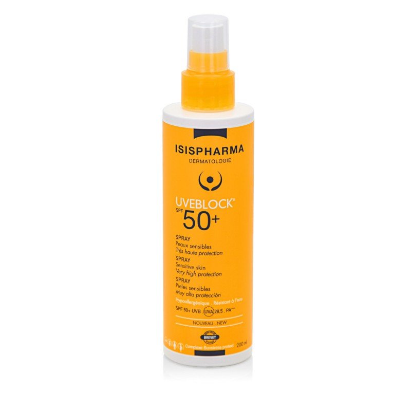 Isispharma Uveblock Spf50+ Spray Solaire Invisible 200ml