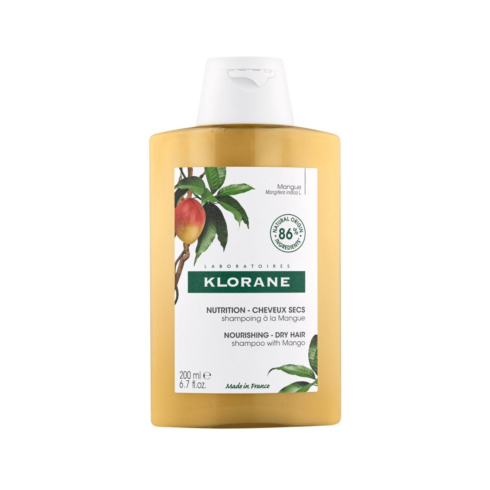 Klorane Shampooing Nourrissant au Beurre de Mangue 200ml