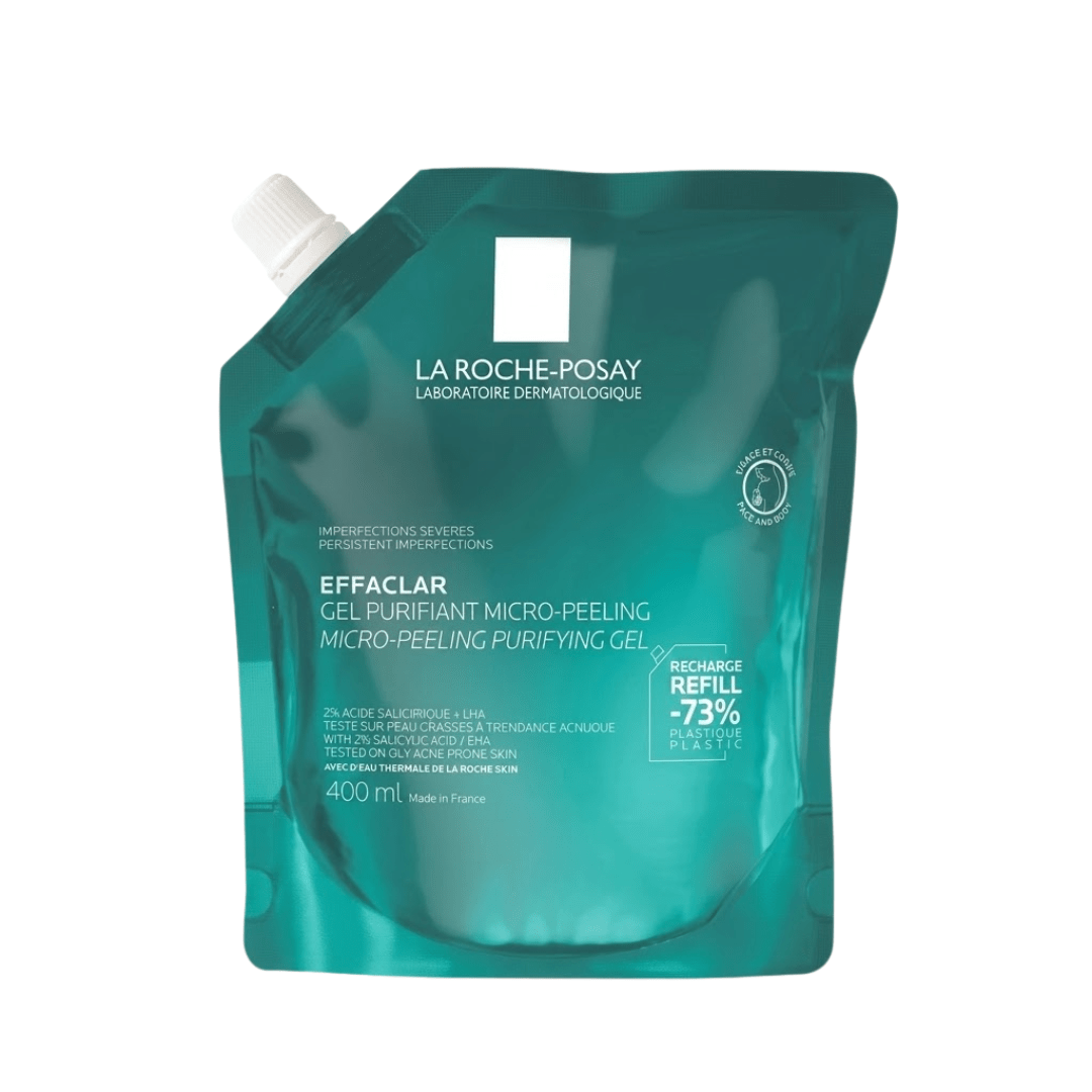 La Roche Posay Effaclar Eco-Recharge Gel Purifiant Micro Peeling 400ml