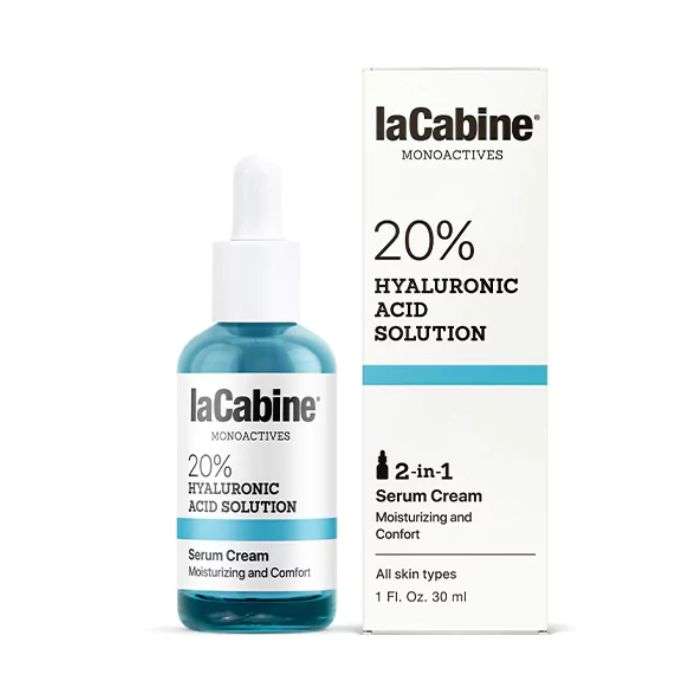 LaCabine Sérum-Crème 2-en-1 Acide Hyaluronique 20% 30ml