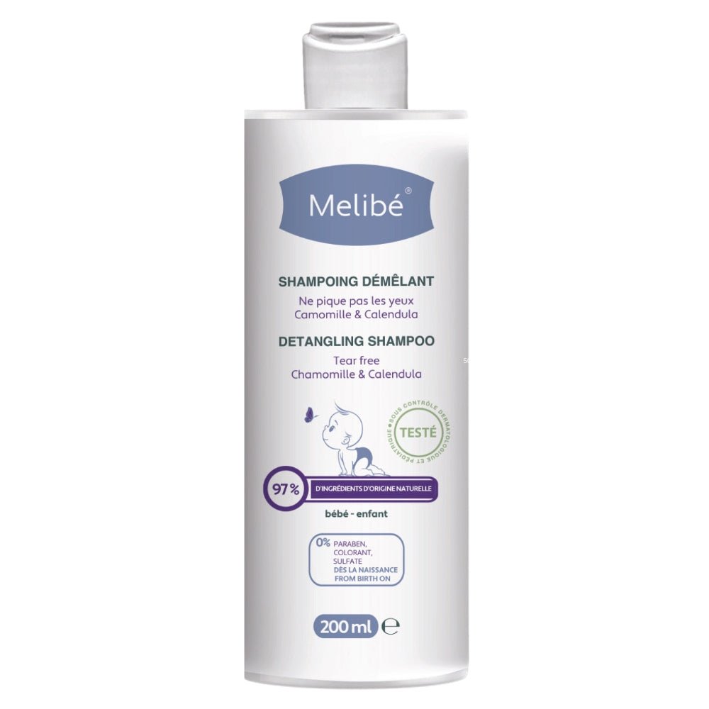 Melibé Bébé Shampoing Démêlant Sans Sulfate 200ml