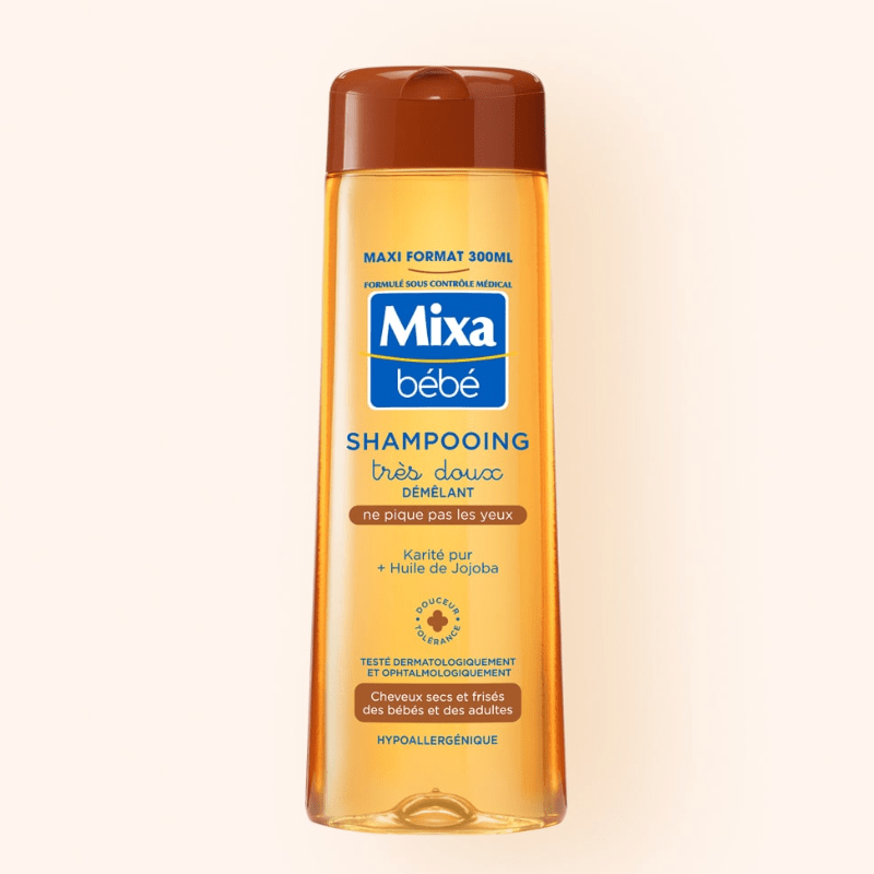 MIXA Bébé Shampoing Démêlant Douceur au Karité - 300 ML