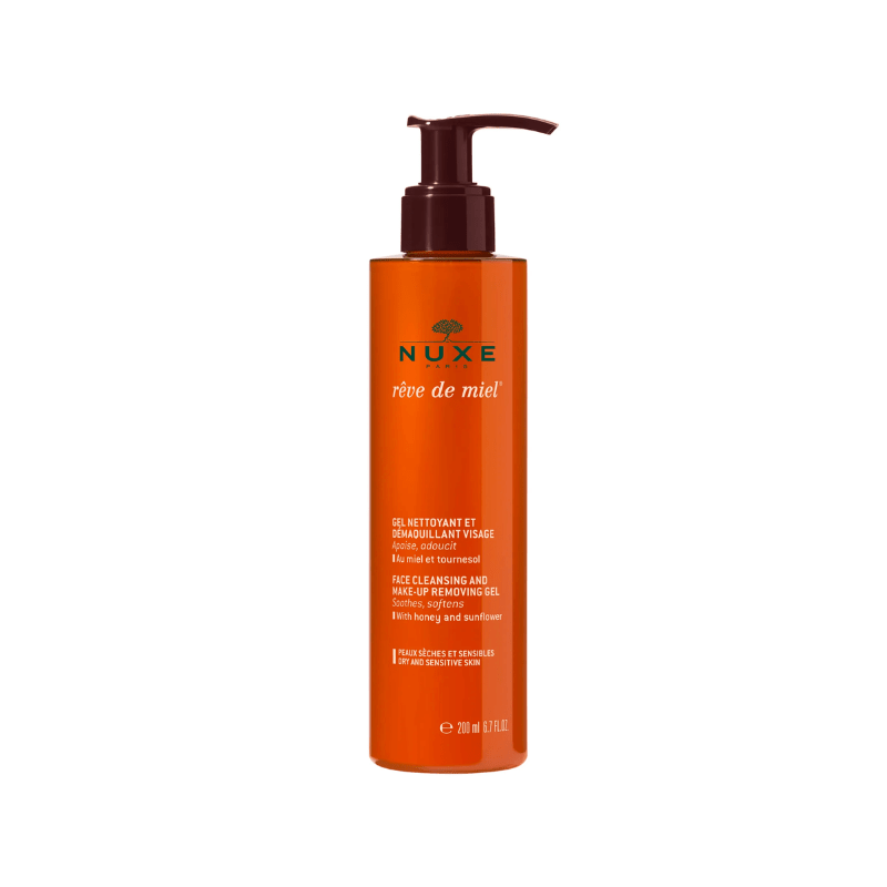 Nuxe Rêve de Miel Gel Nettoyant et Démaquillant Visage 200 ml
