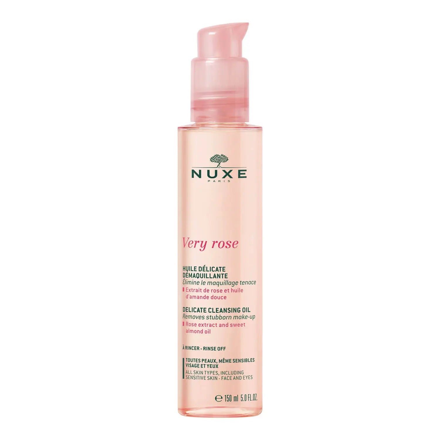 Nuxe Very Rose Huile Démaquillante Delicate - 150ml