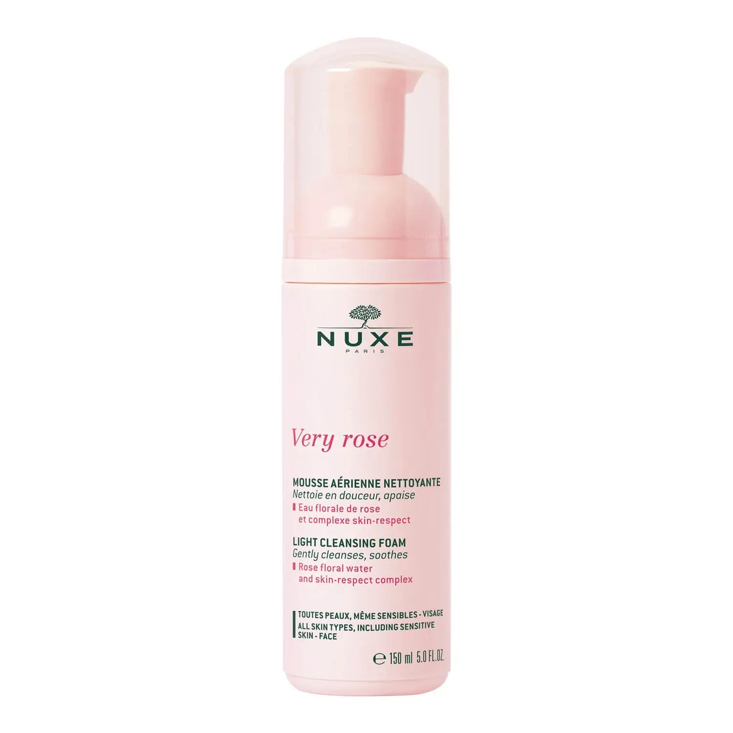 Nuxe Very Rose Mousse Nettoyante Aérienne 150ml