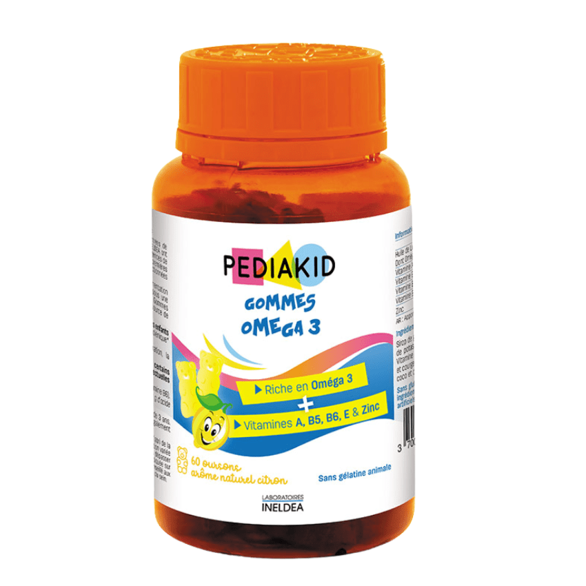 PediaKid Gommes Oméga 3 pour Enfants - Complément Alimentaire