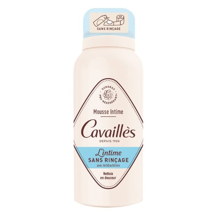 Cavaillès Mousse Intime Fraîcheur et Anti-bactérien sans Rinçage 100ml