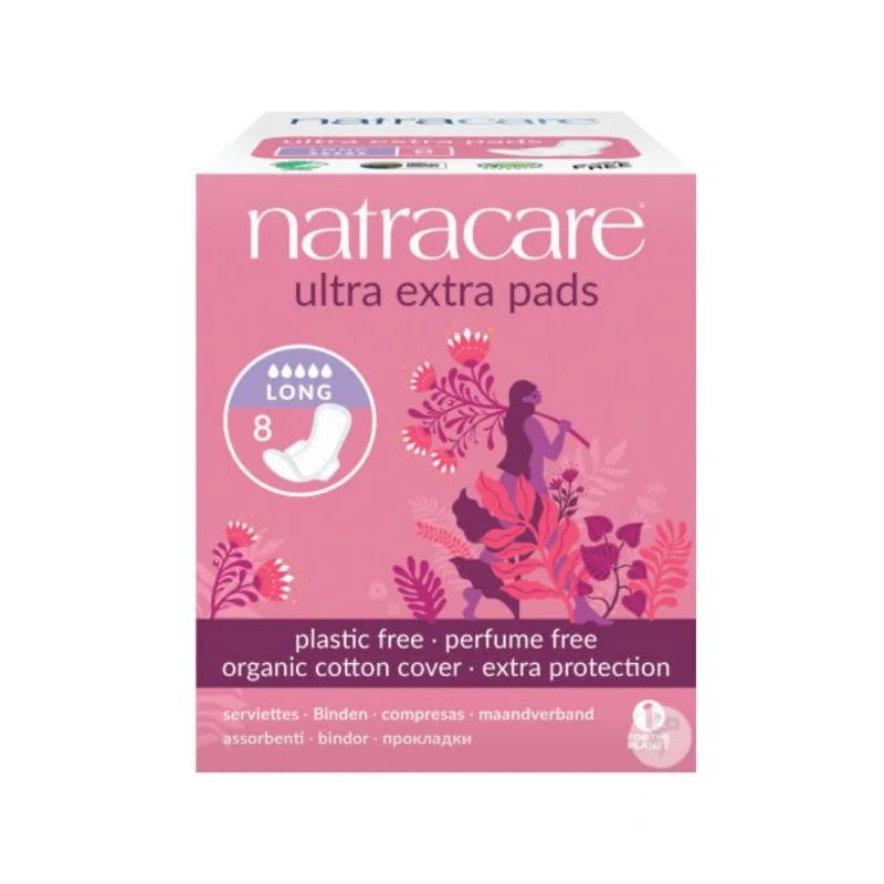 Natracare Serviettes Hygiéniques  Ultra Extra Long 8 Unités