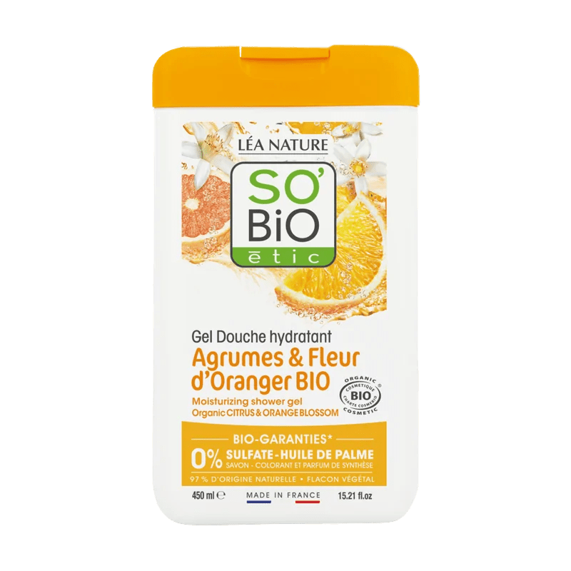 So Bio Gel Douche Agrumes et Fleur d'Oranger 450ml