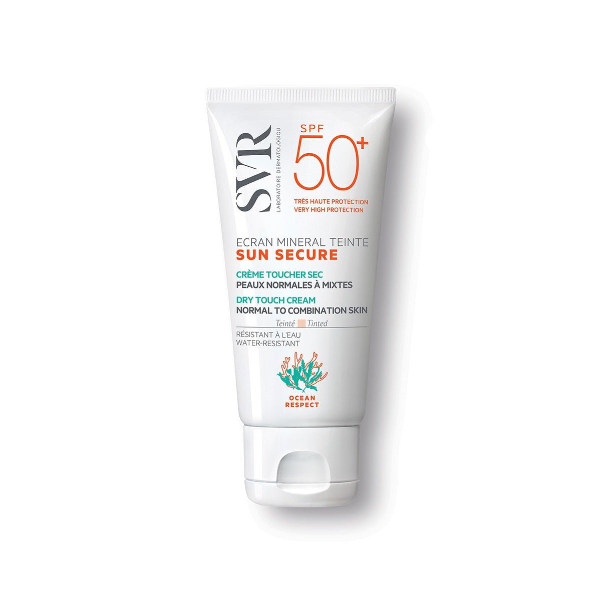 SVR Sun Secure Écran Minéral Teinté SPF50+ Peaux Normales à Mixtes - 60g