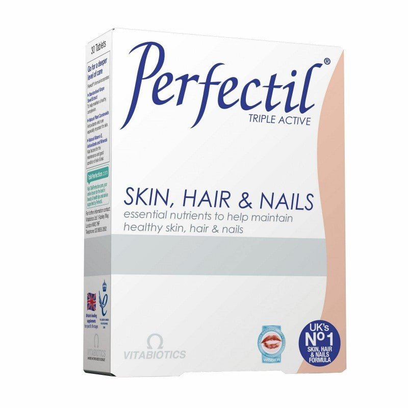 Vitabiotics Perfectil Triple Action Peau, Cheveux & Ongles 30 Comprimés