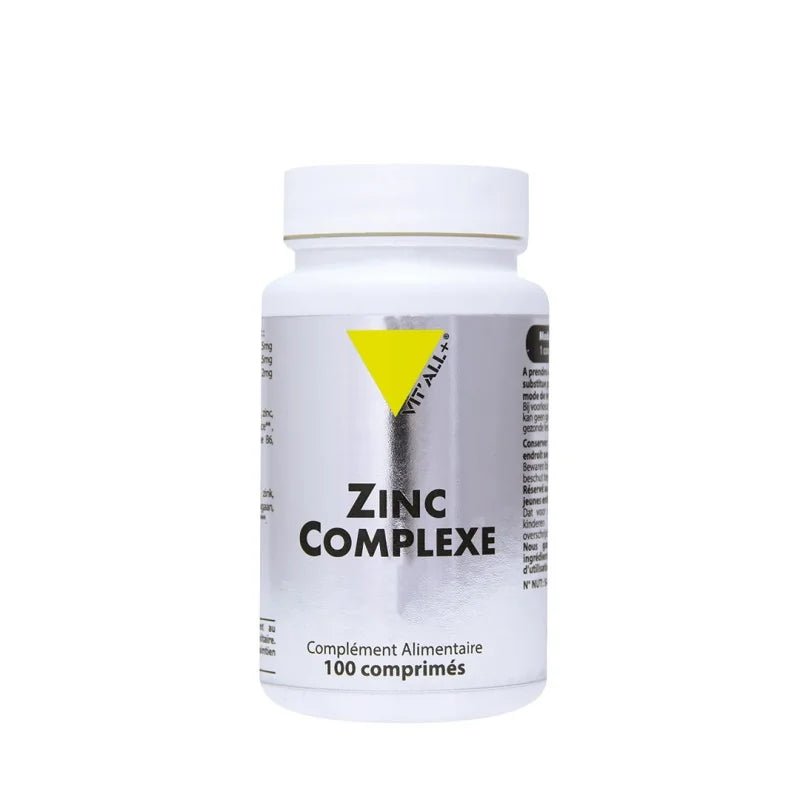 Vitall+ Zinc Complexe - 100 Comprimés
