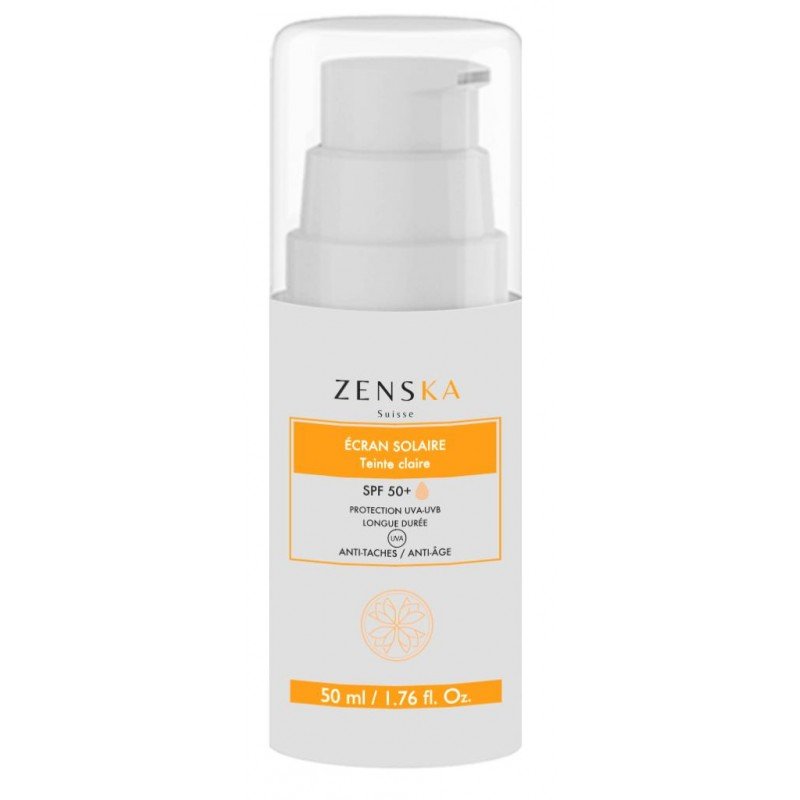 Zenska Écran Solaire Teinté Clair Anti-Âge et Anti-Taches SPF50+ 50ML
