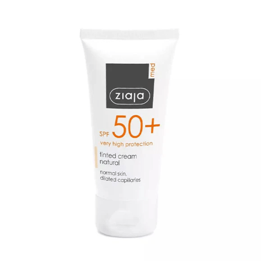 Ziaja Med Crème Solaire Teintée SPF50+ - Protection et Unité du Teint