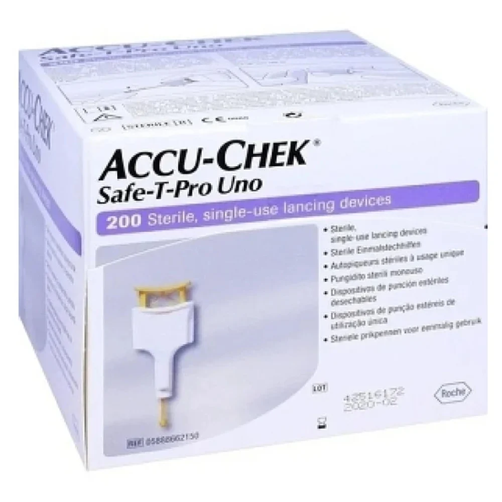 Accu Chek Accu Check Safe T Pro Lancette 200pcs