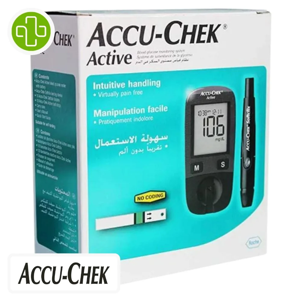 Accu Chek Kit Active Glycemie