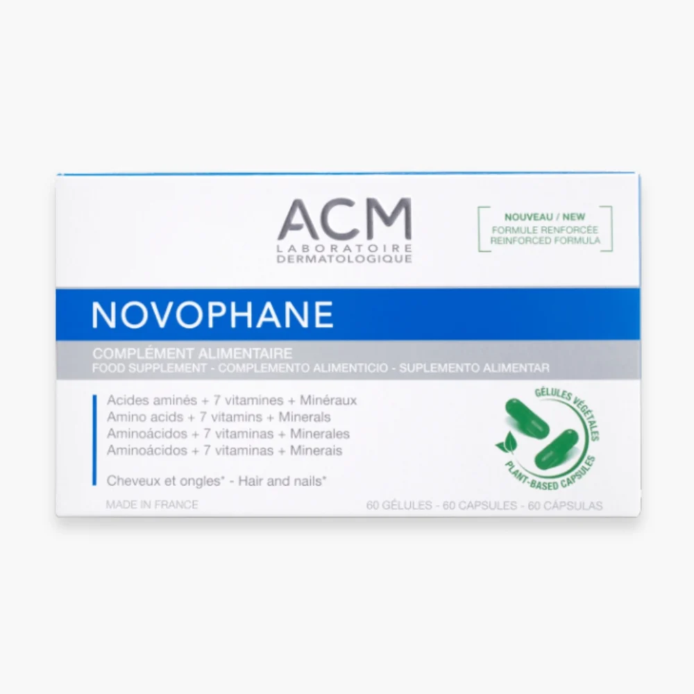 Acm Novophane Complement Alimentaire Ongles Cheveux 60 Gelules