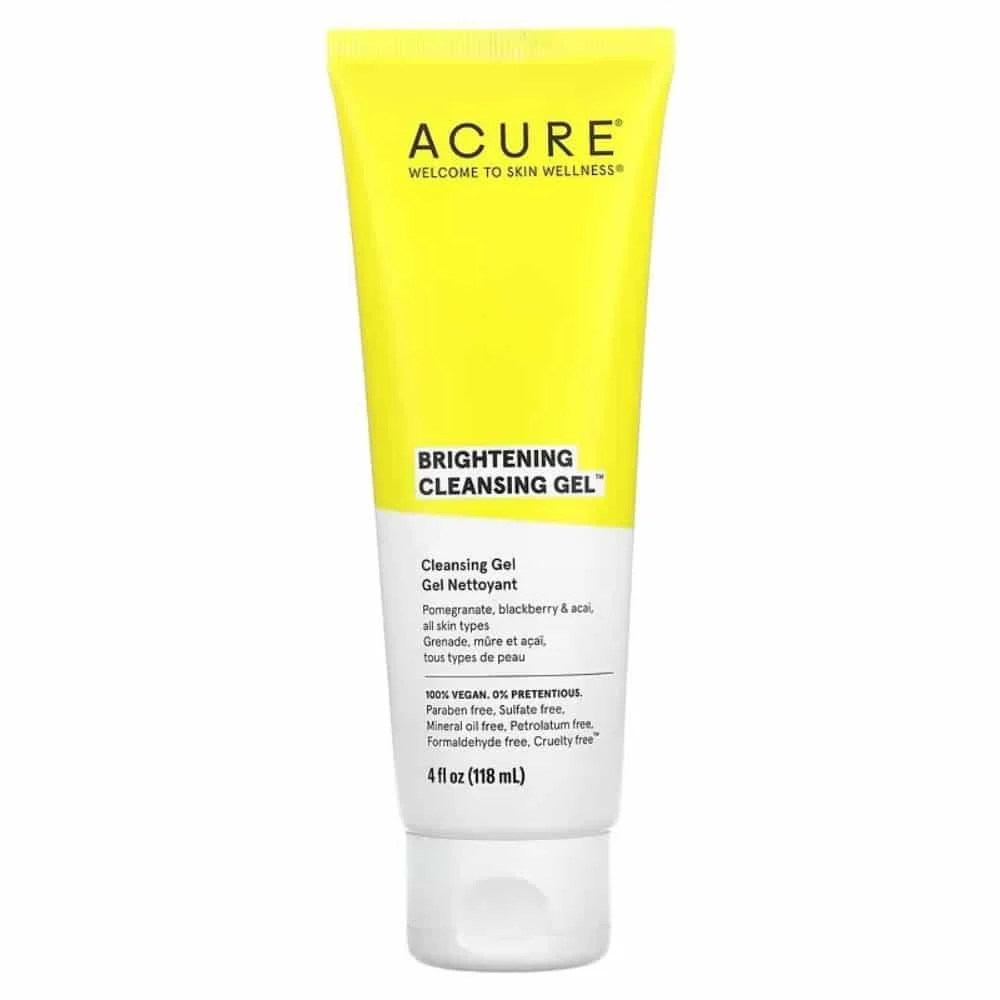 Acure Brightening Cleansing Gel Nettoyant Eclaircissant 118ml