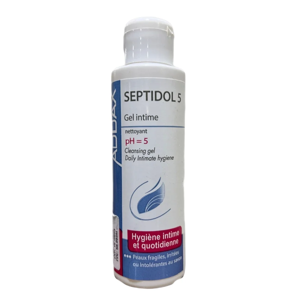 Addax Septidol 5 Gel Nettoyant Intime Quotidien Ph5 125ml