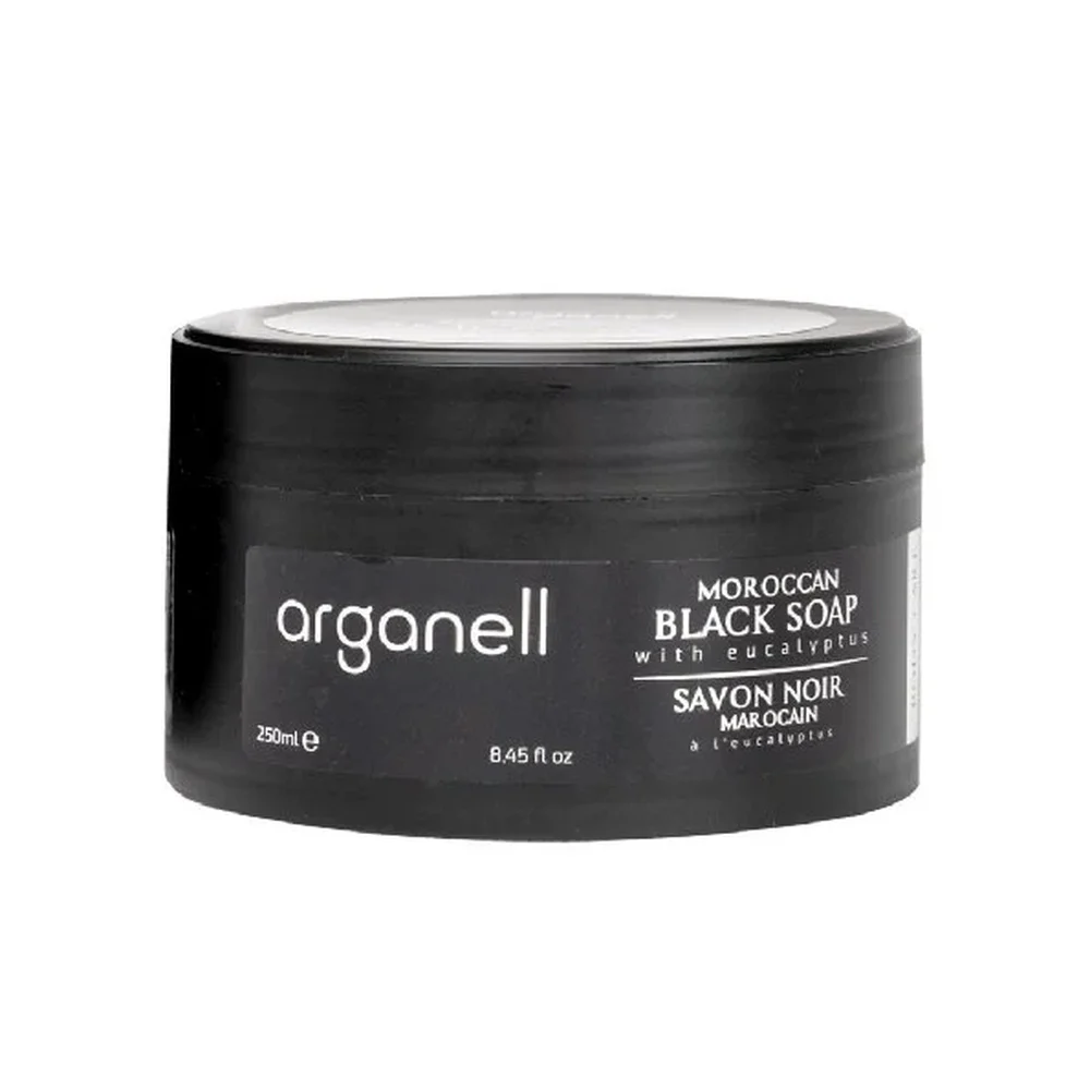 Arganell Savon Noir Eucalyptus Moroccan 250ml 1
