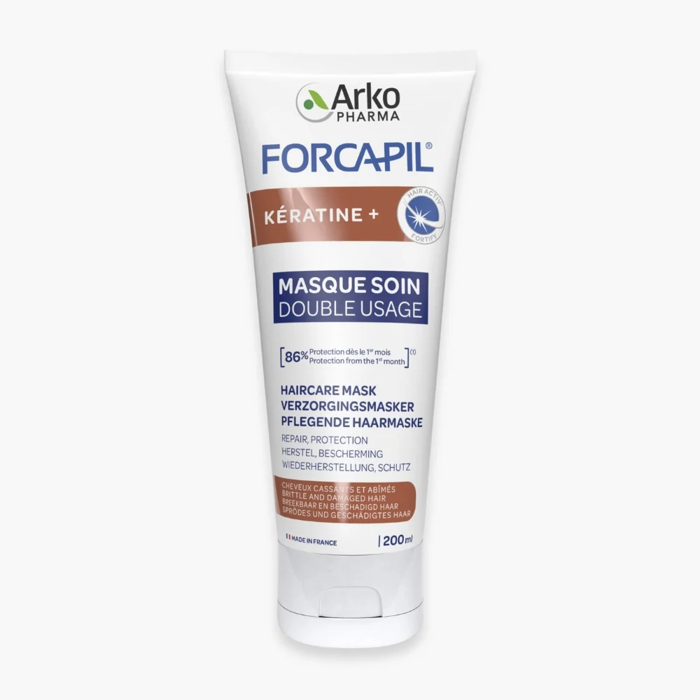 Arkopharma Forcapil Keratine Masque Soin Double Usage 200ml