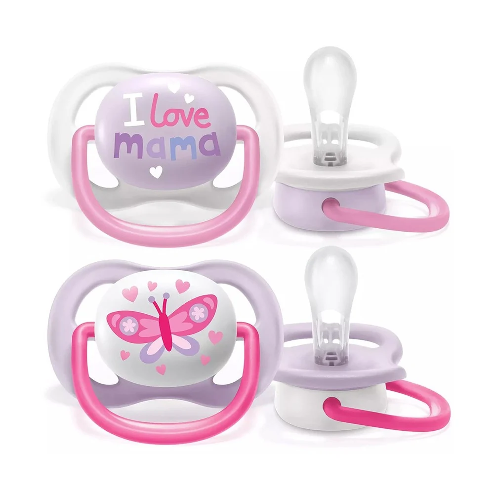 Avent Sucette Air Coll 0 6m Girl Mam Bfl Scf080 02