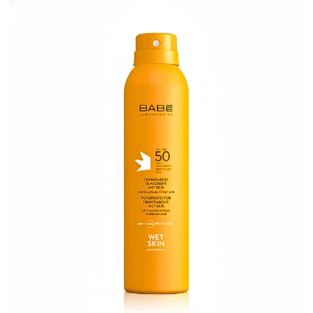 Babe Transparent Sunscreen Wet Skin Spray Spf50 200ml