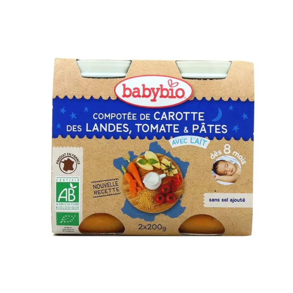 Babybio Pot Bonne Nuit Legumes Pates 2200g