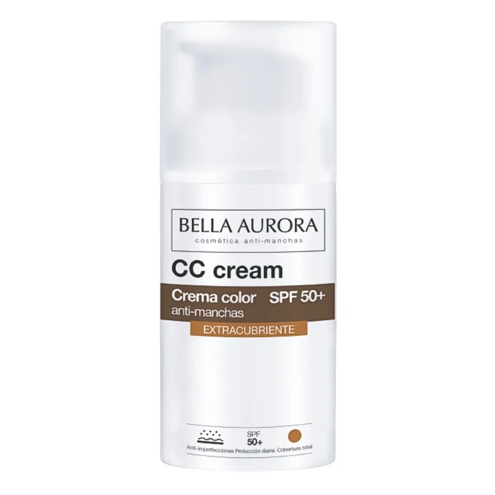 Bella Aurora Cc Creme Anti Taches Extra Couvrante Spf50 30ml